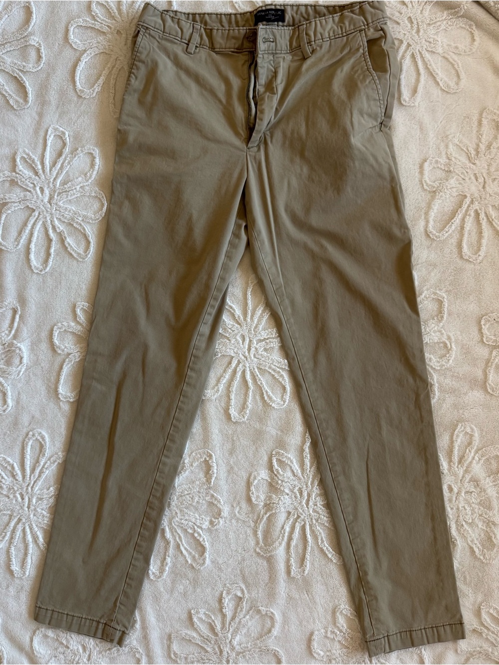 Banana Republic -Tan khaki Chino Pants 34x34 slim fit